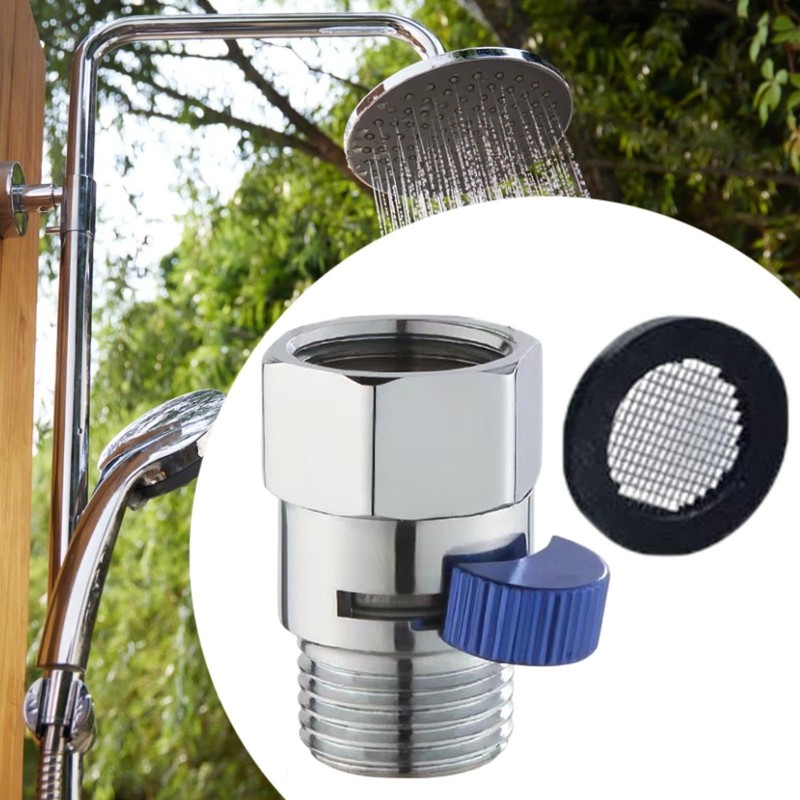 Milageto Shower Head Shut Off Valve,1/2" Water Pressure Regulator,Accessories,Easy to