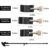 9 Pack Trikking Poles Clamp Replacement External Quick Flip Lock