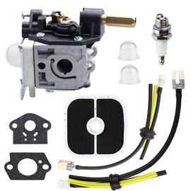 Moleyaso SRM-266 Carburetor with Air Filter for ECHO SRM266 String Trimmer PE-265 PPT-265 PAS-265 SHC-265 SRM265T Trimer RB-K112 Carburetor with Filter Fuel Repower Kit