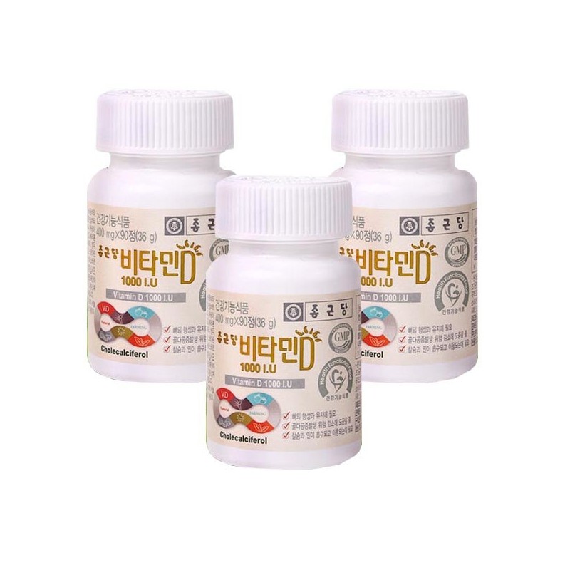 Chong Kun Dang 1+1+1 Chong Kun Dang Vitamin D 1000IU