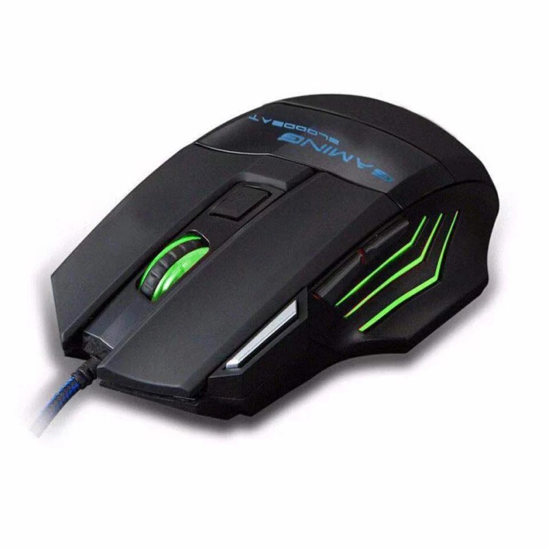 MagicTEK Gaming Mouse 7 Button USB Wired LED Breathing Fire