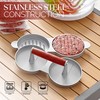 Alpine Cuisine Burger Press with Wood Handle, Hamburger Press Patty