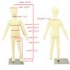 Abstract Standing Unisex Child Mannequin + Base (R-06) (2 in