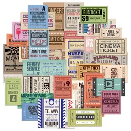 Bomichi Vintage Stickers, 200 Pcs Scrapbooking Supplies for Bullet Journals, Planners, Letter, Card Album Making, Collage Art, Crafts, Water Bottle