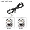 sourcing map Coaxial Cable RG174 BNC Male to Male Jumper