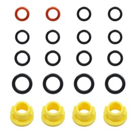O Ring Nozzle Set for Karcher Pressure Washer Accessories Lance Hose Nozzle Spare Compatible with Karcher K2 K3 K4 K5 K6 K7 Hose Nozzle Spare O-Ring Seal 2.640-729.0 Rubber for Efficient Operation