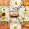 Artoid Mode Beige Greenery Eucalyptus Summer Table Runner, Spring Seasonal