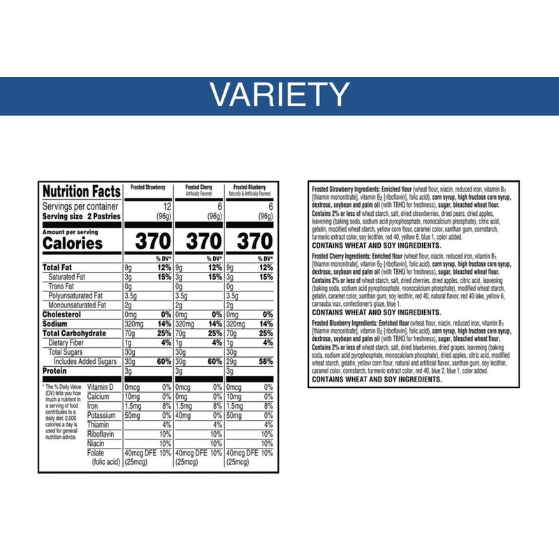 Pop-Tarts Triple Berry Variety Pack (48 Ct.) FREE SHIPPING