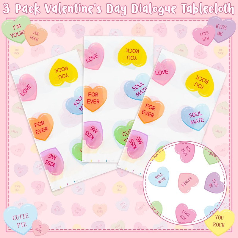 Heart Party Tablecloths