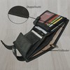 Roberto Leather Wallet with Chain Smooth Leather Design with RFID