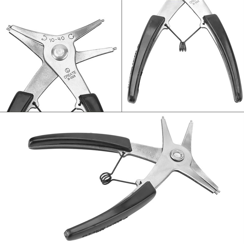 Snap Ring Pliers, Dual Purpose Tool for Internal and External