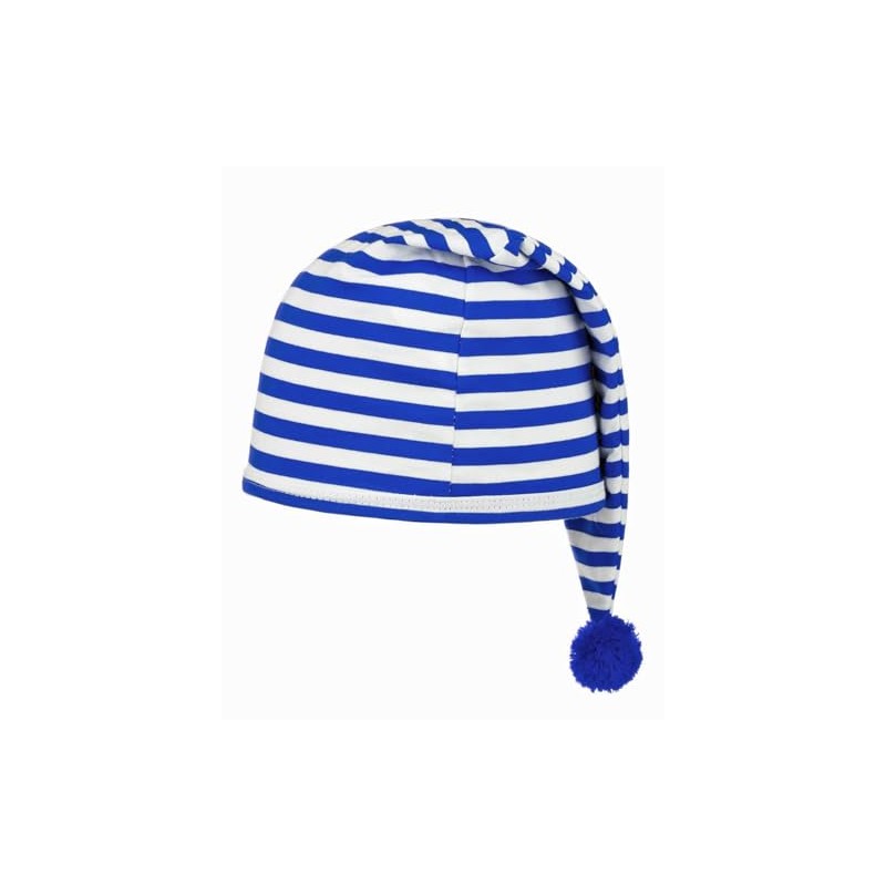 Das Kostümland Children's Sleep Cap Blue White