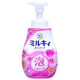 Milky Foam Body Soap, Floral Soap Scent, 20.3 fl oz (600 ml)