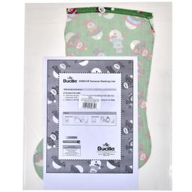 Bucilla Snowman Stocking Liner, 18" Pre-Sewn Insert Perfect for Holiday DIY Arts and Crafts Projects, 89674E