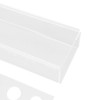 Clear Acrylic Vase Rectangular Elegant Centerpiece Flower Vase for Home