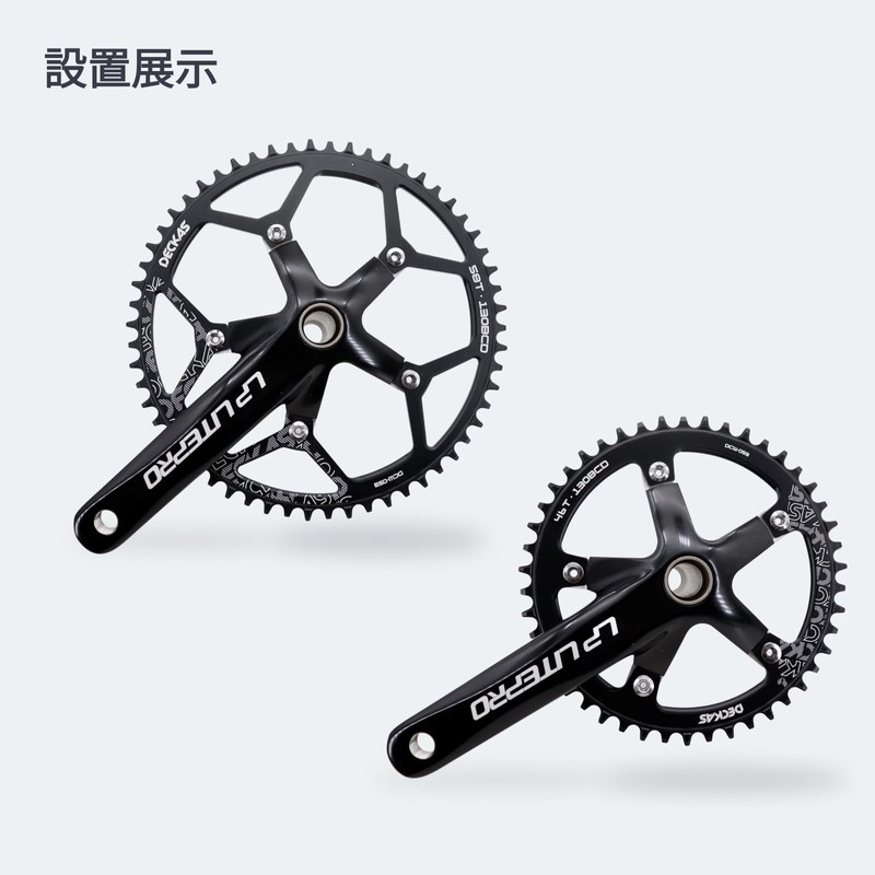 DJC Bike Chainring 130BCD 40 Teeth to 58 Teeth Round
