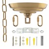 RTNLIT 5" Light Fixture Canopy Kit with 3.2 feet Chandelier