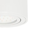 KYOTECH LED Surface-Mounted Spotlight, Flat, Swivelling, Surface-Mounted Spotlight, Including 5