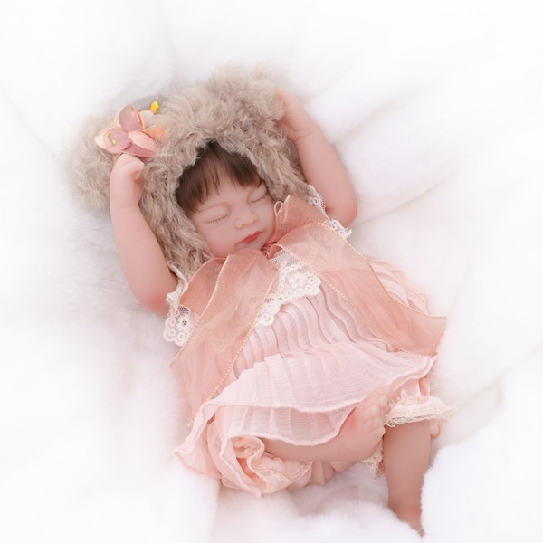 Reborn Baby Doll 12 Inch – Full Vinyl Body Lifelike