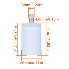 Mtanlo For Hus-qvarna Chainsaw 435 435E 440 440E 445 445E 450 450E 135 135E 140 140E 445E II 445 II 450E II 435E II 435 II Fuel Line Kit Replacement OEM 544128601 577535101 503443201 591375401