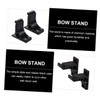 Kisangel Bow Hanger Wall-Mounted Bow Rack Bow Stand Easy to