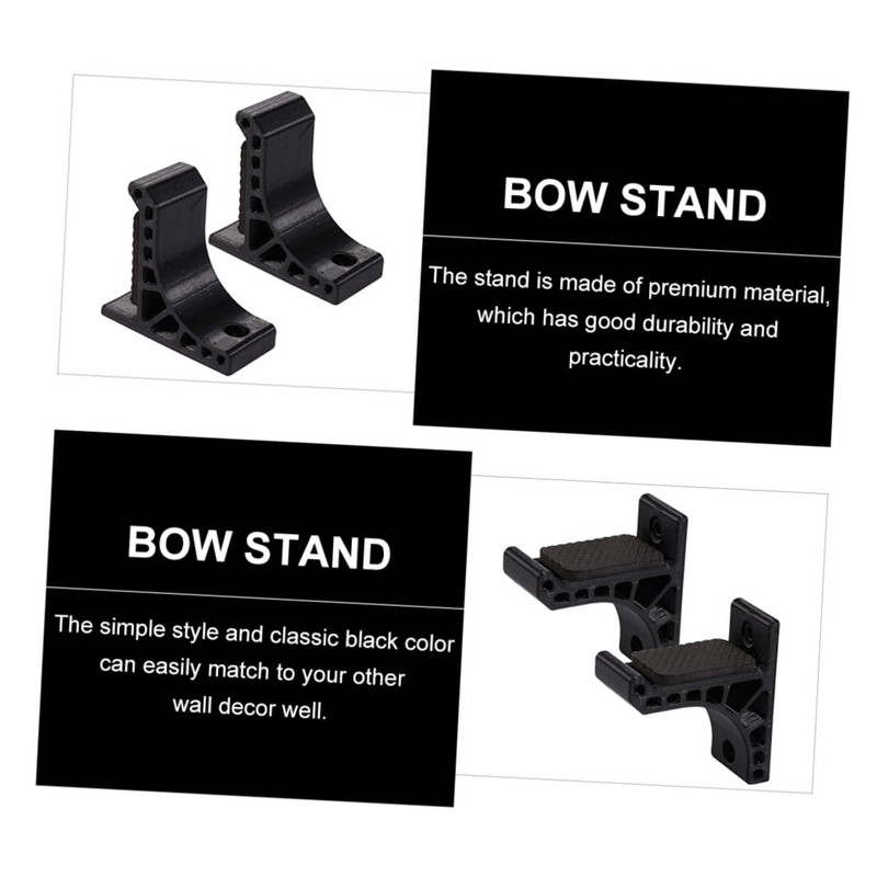 Kisangel Bow Hanger Wall-Mounted Bow Rack Bow Stand Easy to