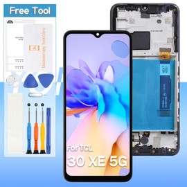 Yondista for TCL 30 XE 5G T767W Screen Replacement with Frame LCD Display Touch Digitizer Replacement