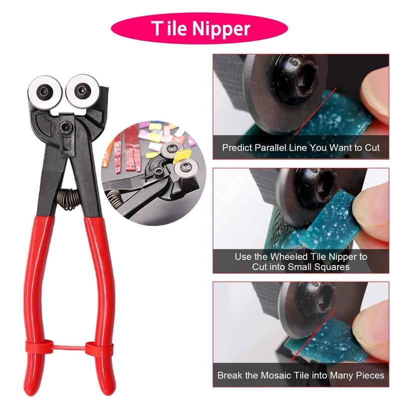 Tayfeim Glass Cutter Tool Glass Cutting Tool Set Kit with