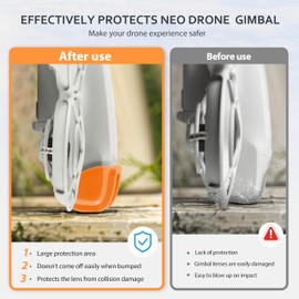 STARTRC Gimbal Bumper Guard for DJI Neo Accessories, Drone Gimbal Lens Anti-Collision Protection Guard Bar for DJI Neo Drone Camera