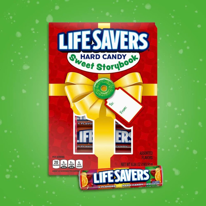 LIFE SAVERS FIVE FLAVOR HARD CANDY CHRISTMAS 6.84 Ounce