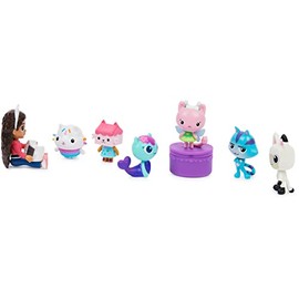Gabby’s Dollhouse, Set de Regalo con 7 Figuras de Juguete y Accesorio Sorpresa, Juguetes para niños y niñas a Partir de 3 años