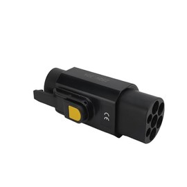 WODHMIEY Type 2 to Type 1 EV Charging Adapter 32A 250V 7.2kW IEC 62196 to SAE J1772 Converter Plug with CE ROHS Certification Water Resistant IP54 Rated Compact Lightweight for Plug-in Vehicles