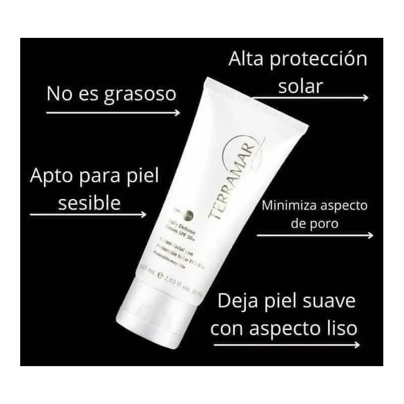 Terramar Crema Facial Con Protección Solar Fps50 60grs.