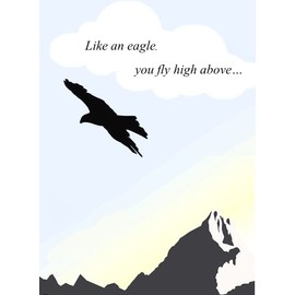 Aquinas Eagle Scout Congratulations Card - Grandchild - Granddaughter - Grandson, Blue