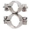Swivel Clamp 360° Marine Grade Stainless Steel 316 Yacht Fishing