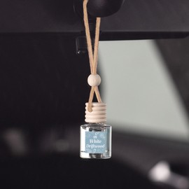 CANDECraftCo Car Air Hanging Fragrance Oil, Car Auto Freshener for Essential Oils, Scents Fragrance Aromatherapy Automobile Diffuser, Long Lasting (White Driftwood)