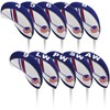 10 Pcs Golf Headcovers Iron Covers for Irons 4 5