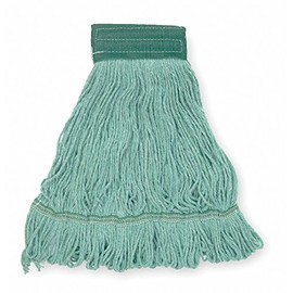 Tough Guy 1TYP3 Wet Mop, Medium, Green, Looped End