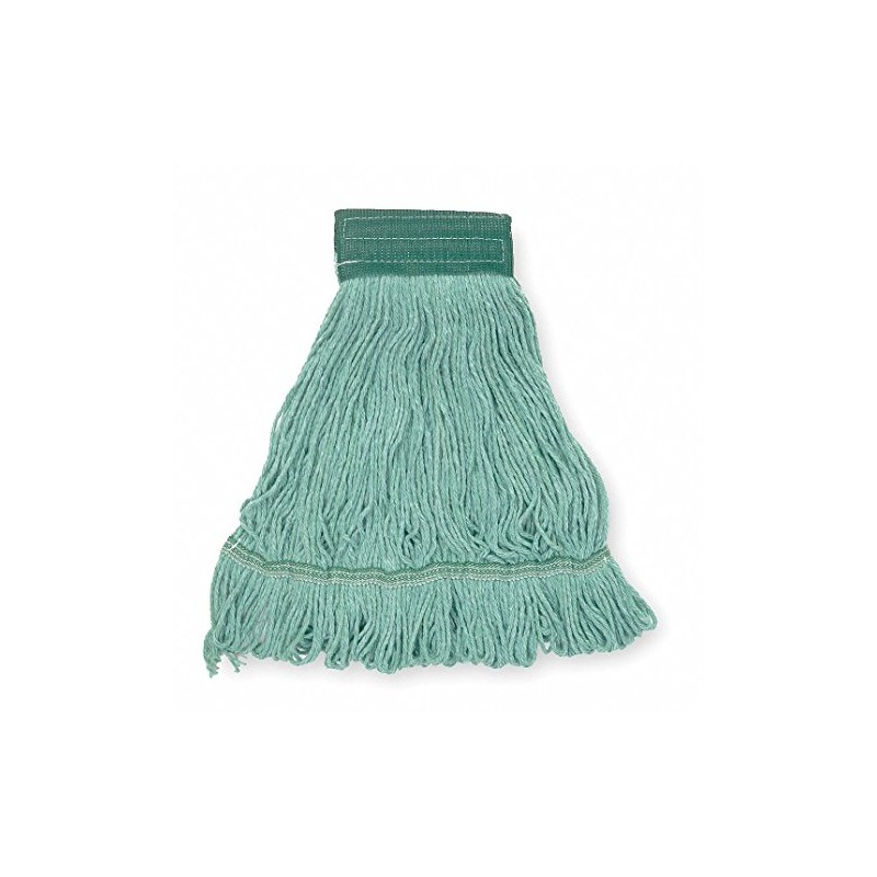 Tough Guy 1TYP3 Wet Mop, Medium, Green, Looped End