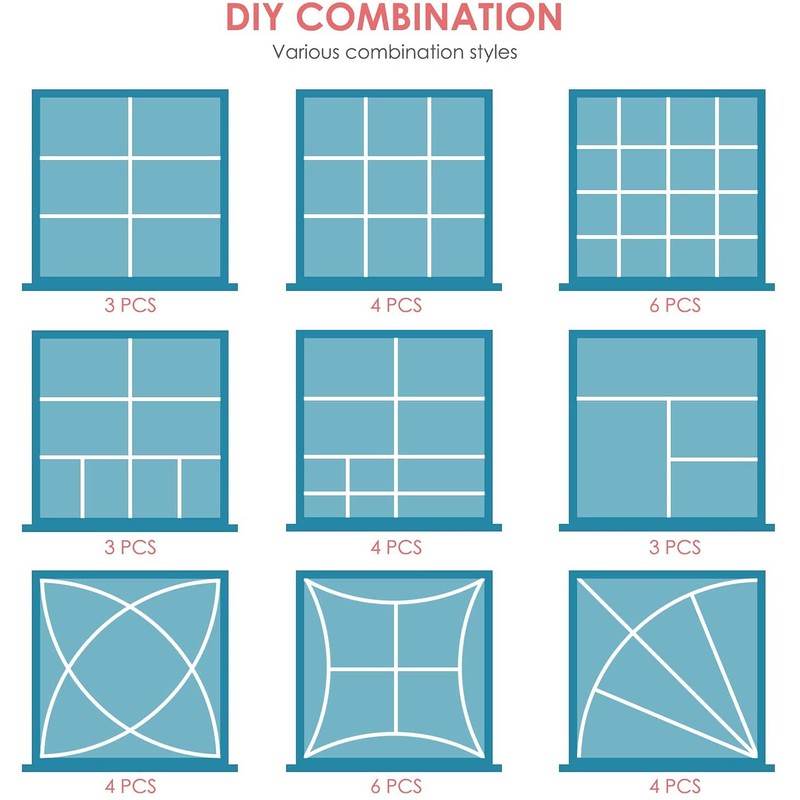 Flytianmy 40Pcs Drawer Dividers, Adjustable Drawer Organizer for Socks, Underwear,