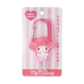 Sanrio 590193 Acrylic Frame Key Holder, My Melody, My Melody, Character, 2.2 x 0.1 x 3.5 inches (5.6 x 0.4 x 9 cm)