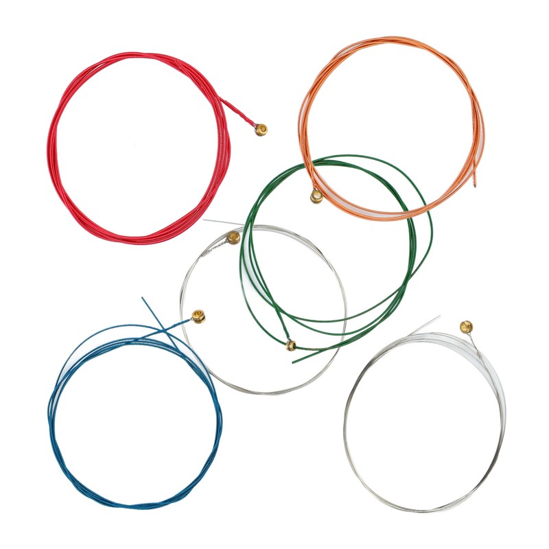 6PCS Guitar String Musical Instrument Accessory Acoustic Guitar String Replacement