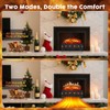 KISSAIR Electric Fireplace Log Inserts Heater, 21'' Freestanding Electric Fireplace