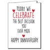 Funny Anniversary Cards for him, for husband, for her for