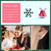 Snowflake Christmas Earrings for Women Christmas Tree Dangle Earrings Jingle