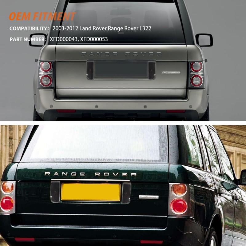 ADIIL Smoked Lens Tailgate Reverse Backup Lights Lamps For 2003-2012