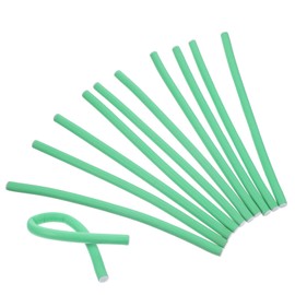 BIUDECO 20pcs Cold Wave Hair Curling Rods Multifunctional Diy Spiral Hair Rollers Non-damaging Curlers Random Colors
