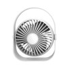 USB Desk Fan, 360° Rotate Quiet Small Fan with 3