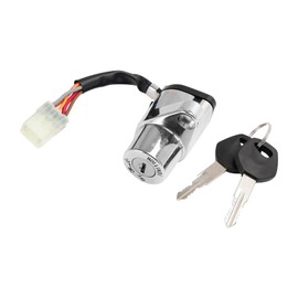 Topteng Ignition Key Switch 37110-26F00 for Suzuki VL125 Intruder LC 2000-2007, VL250 Intruder LC 2000-2012, VZ800 Marauder 1997-2004, VL1500 Intruder LC 1998-2004