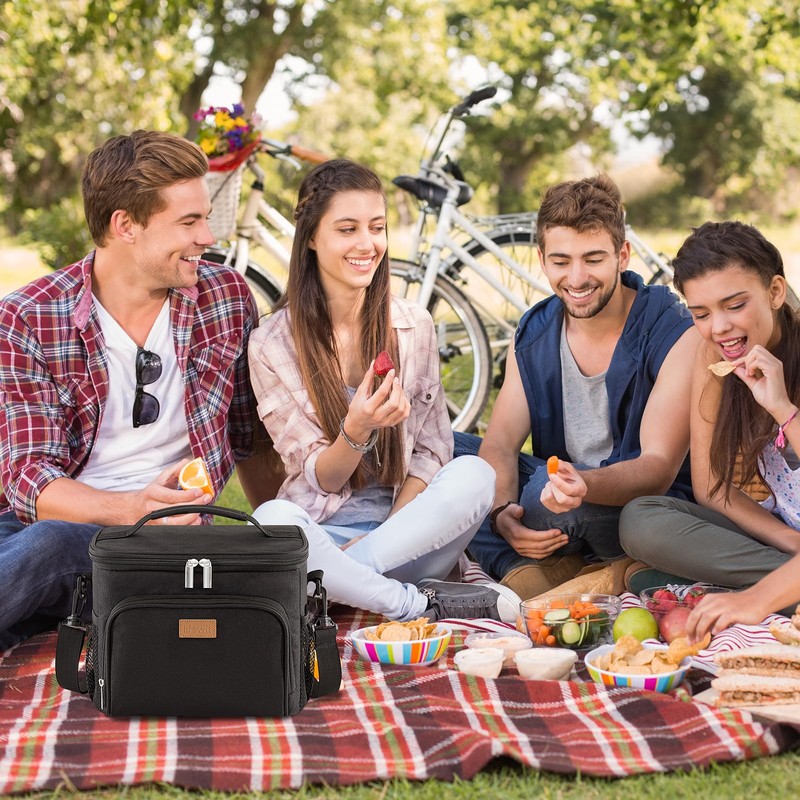 Lifewit Insulated Cooler Bag, Reusable Lunch Bag, Portable Cool Box,